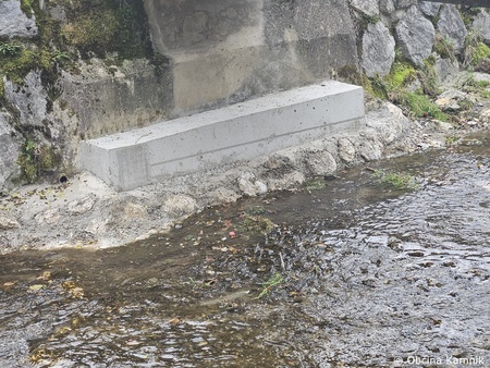 Sanacija poškodovane brvi v Motniku (4)
